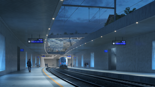 Backing a rail link from Prague to the city airport