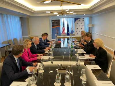 The U.S. International Development Finance Corporation (DFC) and the European Investment Bank (EIB) signed an agreement to foster their cooperation in identifying and supporting new investments globally. EIB President Werner Hoyer and DFC CEO Scott Nathan, signed the agreement at an event on the sidelines of the 2023 Spring Meetings of the World Bank Group and International Monetary Fund.