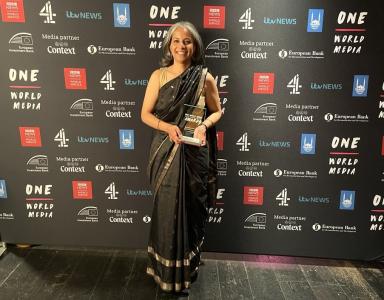 Rudraneil Sengupta and Sreya Banerjee win One World Media Women’s Solutions Reporting Award, supported by the EIB 