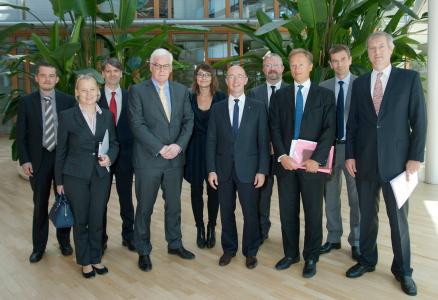 Réunion de travail pour les équipes de la BEI et de la Fédération Wallonie-Bruxelles