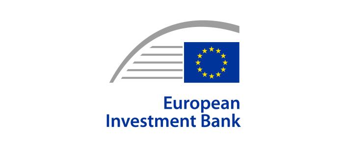 Vertical version of the EIB logo
