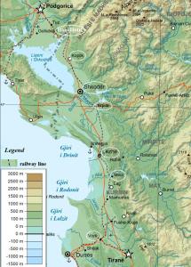Modernization and electrification of a 120 km railway line from Vora to Hani i Hotit, on the border with Montenegro. 