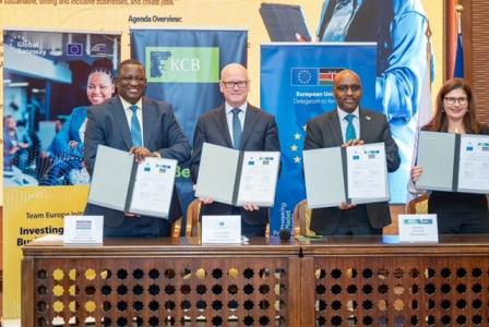 Kenya: EIB Global and KCB Bank sign €230M (KShs.32B) deal to support SMEs, youth and women