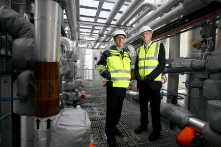 Russ Houlden, United Utilities’ Chief Financial Officer and Simon Brooks, European Investment Bank Vice President for the United Kingdom