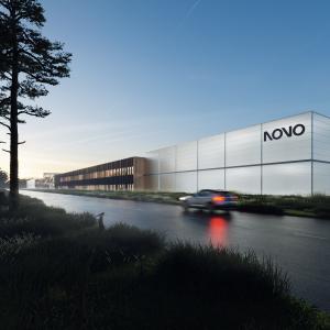 Artists impression of the first NOVO Energy electric vehicle battery gigafactory