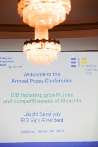 EIB increased its support to Slovenia in 2015 with loan signatures totalling a record EUR 800m