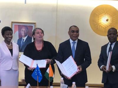 Côte d'Ivoire : la Team Europe accompagne le pays pour surmonter l’impact économique et social du Covid-19 et renforcer son système de santé