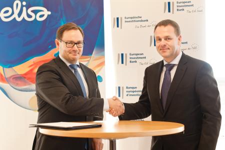 CEO of ELISA Veli-Matti Mattila and Vice President of the EIB Jan Vapaavuori