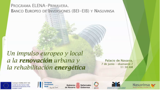 Spain: EIB grants support to the Navarre region to improve the energy efficiency of around 1 900 housing units