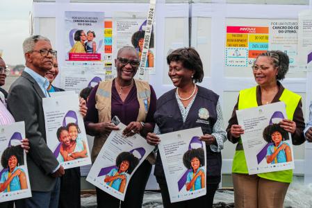 Angola receives vaccines to fight cervical cancer.