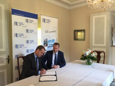 Signature of a loan agreement with the City of Espoo and Vice-President Jan Vapaavuori, responsible for EIB-operations in Finland.
