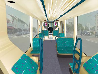 Construction of tram lines and purchase of tram sets serving Paris and suburbs and allowing 500 000 additional passengers to use the tram network each day