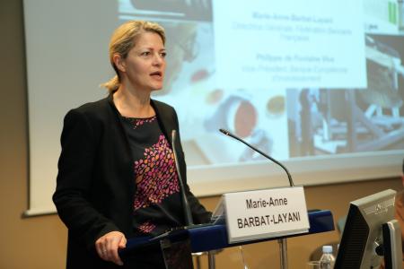 Mme Marie -Anne Barbat Layani, Directrice Générale de la Fédération Bancaire Française