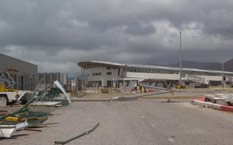 © Princess Juliana International Airport Company / EIB Board of Directors April 2019: the Board approved funding for the reconstruction of the airport on the Caribbean island of Sint Maarten, destroyed by hurricane Irma in 2017, with a new terminal that is better equipped to withstand future hurricanes