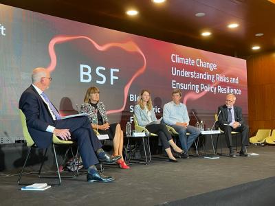 EIB President Werner Hoyer at the Bled Strategic Forum in Slovenia. 