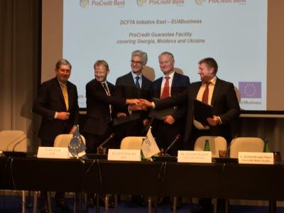 The EIB Group signs the first guarantee agreements in Georgia, Moldova and Ukraine under the EU4Business initiative