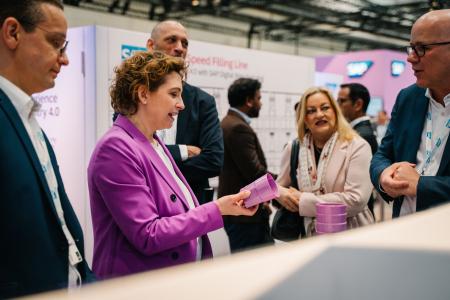 Vice-President Nicola Beer at the Hannover Messe