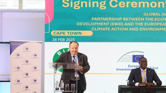 Global Gateway: Partnership between EBID and EIB to promote climate action and environmental sustainability projects in the ECOWAS region