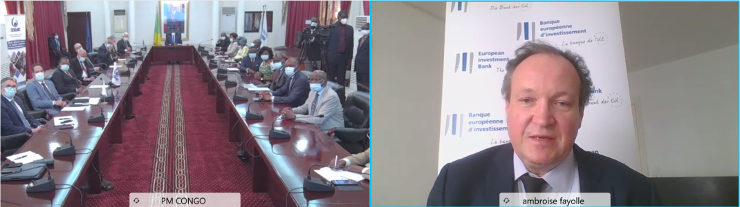 VP Fayolle announcing new EIB engagement in Congo