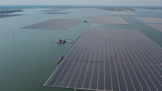 Floating solar power in India