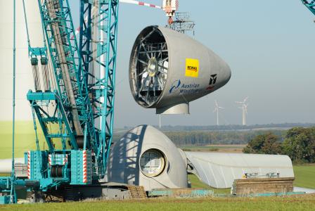 Construction and operation of 3 new wind farms with a total capacity of 198 MW in Burgenland, Austria