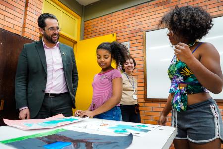 Christian Lemos, Municipal Secretary of Porto Alegre, at one of the schools where FELICITY conducted its energy audits” 