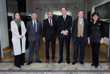 Signature of the Berlin Call to Action « Cultural Heritage for the Future of Europe » by Emma Navarro, EIB Vice President and Hermann Parzinger, Europa Nostra Executive Vice President 