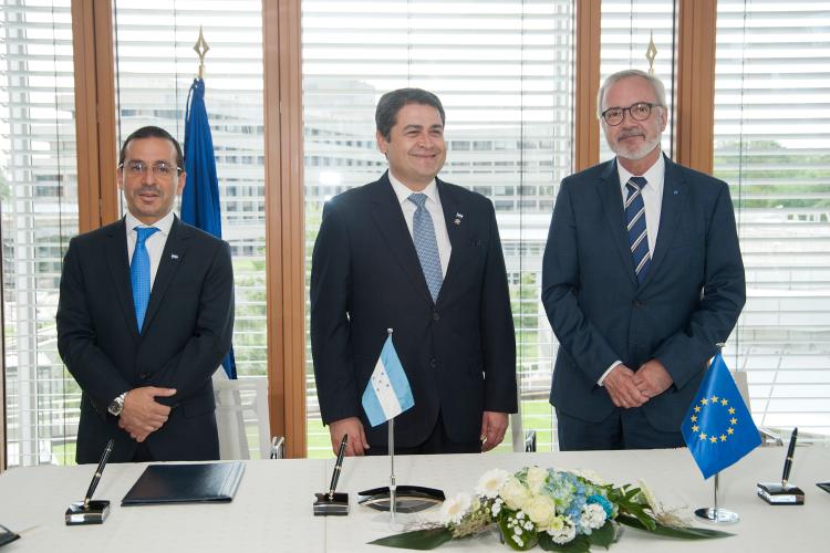 Visit of H. E. Mr Juan Orlando Hernández, President of the Republic of Honduras
