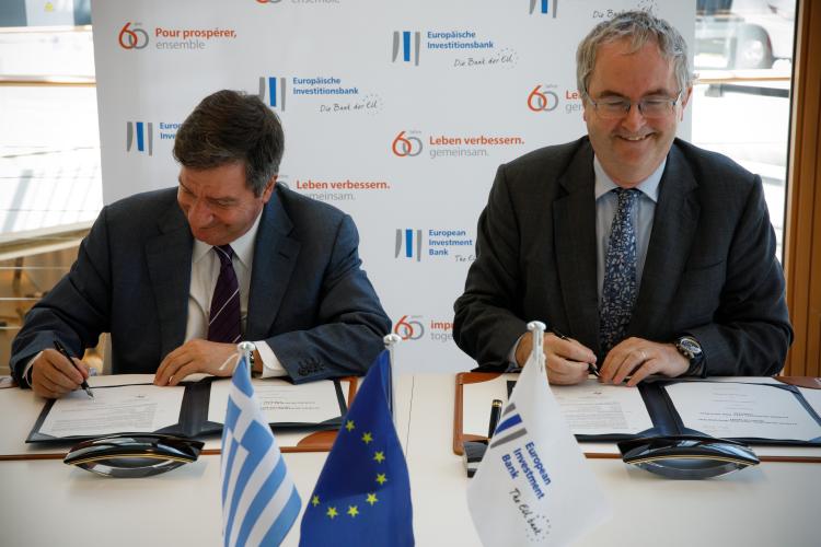 Mayor of Athens visits EIB