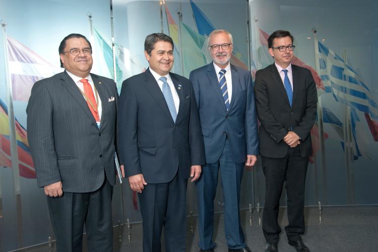 Visit of H. E. Mr Juan Orlando Hernández, President of the Republic of Honduras
