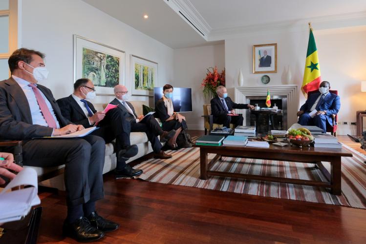 President Hoyer discussed EIB engagement with President Macky Sall