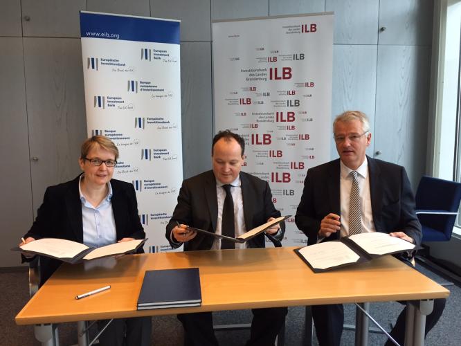 EIB hands out first ever loan for refugee housing to promotional bank ILB in Germany