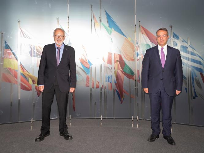 Greek Finance Minister visits EIB to further strengthen the EU Bank’s financial and technical contribution to investment projects in Greece