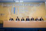 Day 1: A.Paschalides, Minister of Commerce, Industry & Tourism, Cyprus; T.Traykov, Minister of Economy, Energy & Tourism, Bulgaria; T.Birbili, Minister for the Environment, Energy & Climate Change, Greece; EIB Vice President P.Sakellaris; M.J. Strauss, Lecturer in Energy Geopolitics, CEDS; V.Hećo, Minister of Energy, Mining & Industrya, Bosnia & Herzegovina; S.Saglia, Deputy Minister of Economic Development, Italy