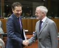 From left to right: Mr Jeroen DIJSSELBLOEM, Dutch Minister for Finance; Mr Werner HOYER, President of the EIB.