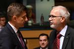From left to right: Zdravko MARIĆ (Deputy Prime Minister and Minister for Finance, Croatia), Werner HOYER (President of the EIB, B. E. I.)