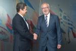 Mr Juan Orlando Hernández, 
President of the Republic of Honduras and Werner Hoyer, President of the EIB