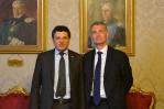From left to right: F. Ubertini, Dean of Bologna University, and A. Tinagli, head of EIB Rome Office