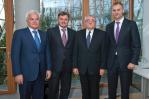 Mr Syrota Igor – General Director of UkrHydroEnergo, - Mr Stavitsky Eduard – Minister of the Ministry of Energy and Coal Industry of Ukraine, Mr László Baranyay, Vice President of the EIB and Mr. Kolobov Yuri – Minister of Finance