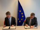 Maarten Verwey, Director-General of the European Commission's Structural Reform Support Service and Simon Barnes, Director of the European Investment Bank’s (EIB) Advisory Services Department