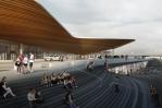 New Helsinki Airport entrance with new departure and arrival halls