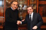 from left to right: Mr Sergio Marchione, CEO of Fiat and Mr Dario Scannapieco, Vice President of the EIB