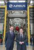 From left to right: Jean-Baptiste Pons, Head of Corporate Finance for Airbus Group and EIB Vice-President Ambroise Fayolle.