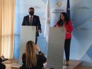 Cyprus Minister of Finance Constantinos Petrides and EIB Vice-President Lilyana Pavlova