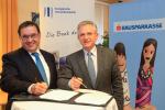 Dr. Josef Schmidinger, General Director's Bausparkasse and Mr Wilhelm Molterer, Vice President of the EIB