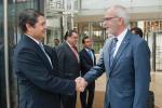 Mr Juan Orlando Hernández, 
President of the Republic of Honduras and Werner Hoyer, President of the EIB