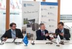 Peter Gal, Managing Director, Railway Operations, Wilhelm Molterer, Vice President of the EIB and Adolf Scheuchenpflug 
Managing Director, CFO