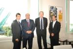 Vice-President Philippe de Fontaine Vive, in the presence of Ahmed Heikal, chairman and founder of Citadel Capital