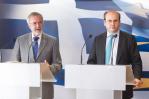 From left to right: Mr Werner Hoyer, President of the EIB and Mr Kostis Hatzidakis, Minister of Development and Competitiveness