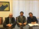 From left to right: F. Piazza (EIB), R. Isaia (EIB) and Z. D’Agostino (Porto di Trieste)
